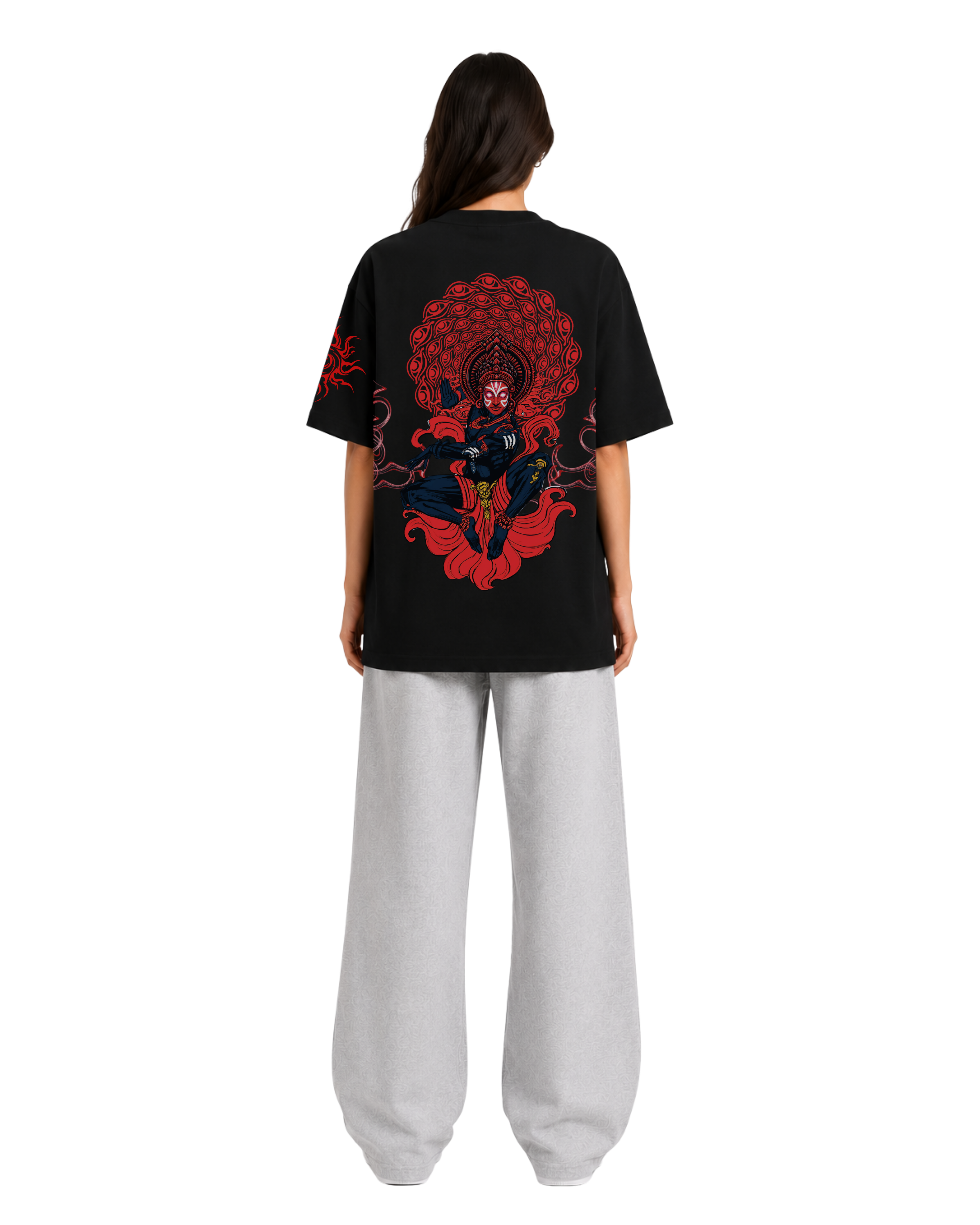 Kali Inferno Oversized Streetwear T-Shirt