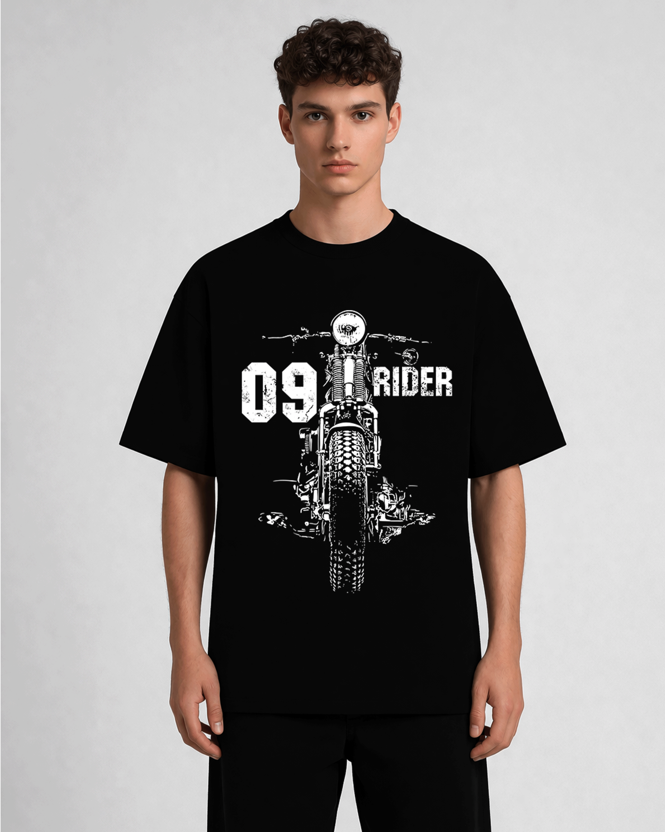 Retro Biker Streetwear Tee for Men & Women